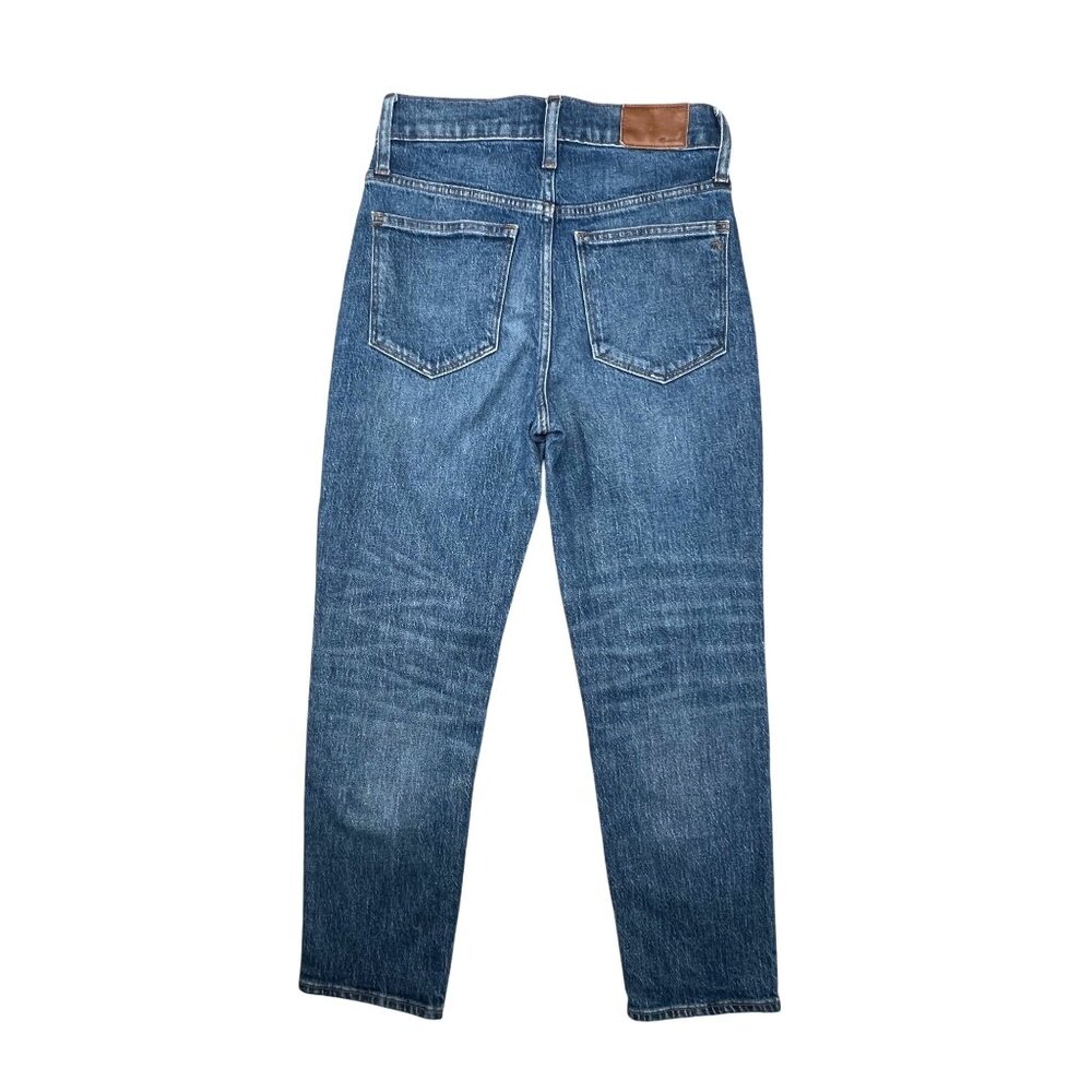 Madewell Womens Classic Straight Jeans Size 24 Blue Denim Fair Trade Certified - Picture 2 of 14